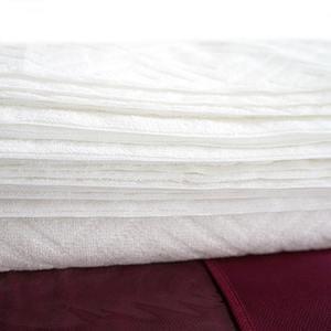Ihram compressé de qualité professionnelle en deux pièces, blanc, 100% coton, tricot jacquard, élégant, respirant, pour hommes adultes, Hajj et Omra - Product Image 3