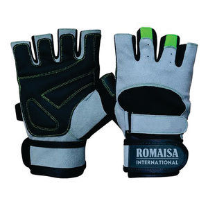 Gants de fitness personnalisés en gros pour l'haltérophilie Gants d'entraînement de gymnastique en polyester avec logo personnalisé - Product Image 6