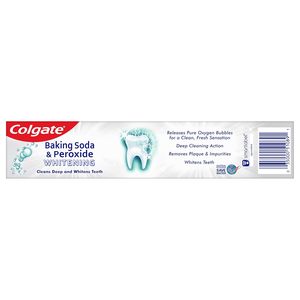 Colgate Baking Soda and Peroxide Whitening <b>Toothpaste</b>, Frosty Mint, 6 Ounce Tube, 6 Pack - Product Image 4