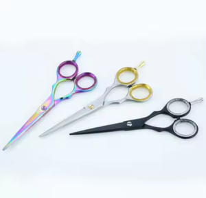 ชุดกรรไกรตัดผมสแตนเลส440C ญี่ปุ่นแบบใหม่ลับคมปลายใบมีดสำหรับการตัดและตัดผม - Product Image 3