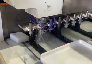 Centre d'usinage CNC automatique à 3 axes pour pierre |   Machine de gravure CNC pour granit/<span class=keywords><strong>marbre</strong></span>/quartz |   Centre de traitement de la pierre ATC - Product Image 4