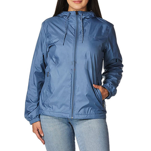 Vestes de pluie réversibles respirantes de style personnalisé pour femmes, coupe-vent et imperméables avec une coque 100% polyester pour une utilisation en extérieur - Product Image 1