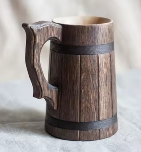 Hot Selling Custom Brown Modern Eco-Friendly Wood <b>Mug</b> Wheat Straw Material for Home and Restaurant Use Wedding Occasions - Product Image 5