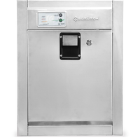 Porte coulissante manuelle moderne en acier inoxydable pour poubelle et buanderie avec prévention des incendies pour usage intérieur dans les hôpitaux, appartements et hôtels
