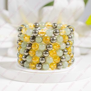 Bracelet de perles rondes de 8 mm en pierres précieuses naturelles, tendance et élégant, pour la méditation, bijoux à prix de gros - Product Image 1