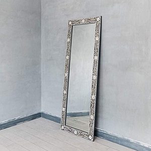 Espejo de pared madre perla con patrón moderno de AURA artesanal Premium más vendido precio económico con marco artístico elegante hecho a mano - Product Image 1