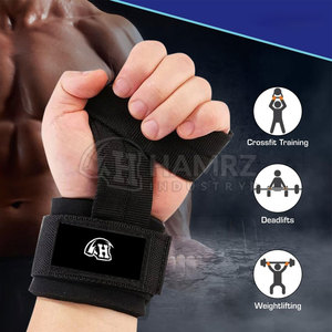 Nouvelles tendances Sangles de poignet d'haltérophilie sur mesure Logo personnalisé Poignet d'haltérophilie réglable - Product Image 2