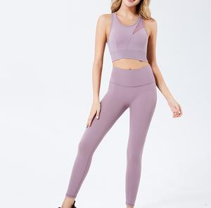 Most Popular Seamless Yoga Suit 2 Pieces Eco-friendly <b>Crop</b> <b>Top</b> Bra & Leggings Tie Dye Acid Wash Breathable Fitness Workout Set - Product Image 5