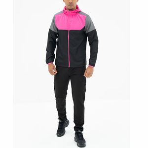 Nouvelle qualité unisexe survêtements coton survêtement costumes 2 pièces ensemble Patchwork coupe-vent plaine Baggy survêtements pour hommes ensemble à capuche - Product Image 2