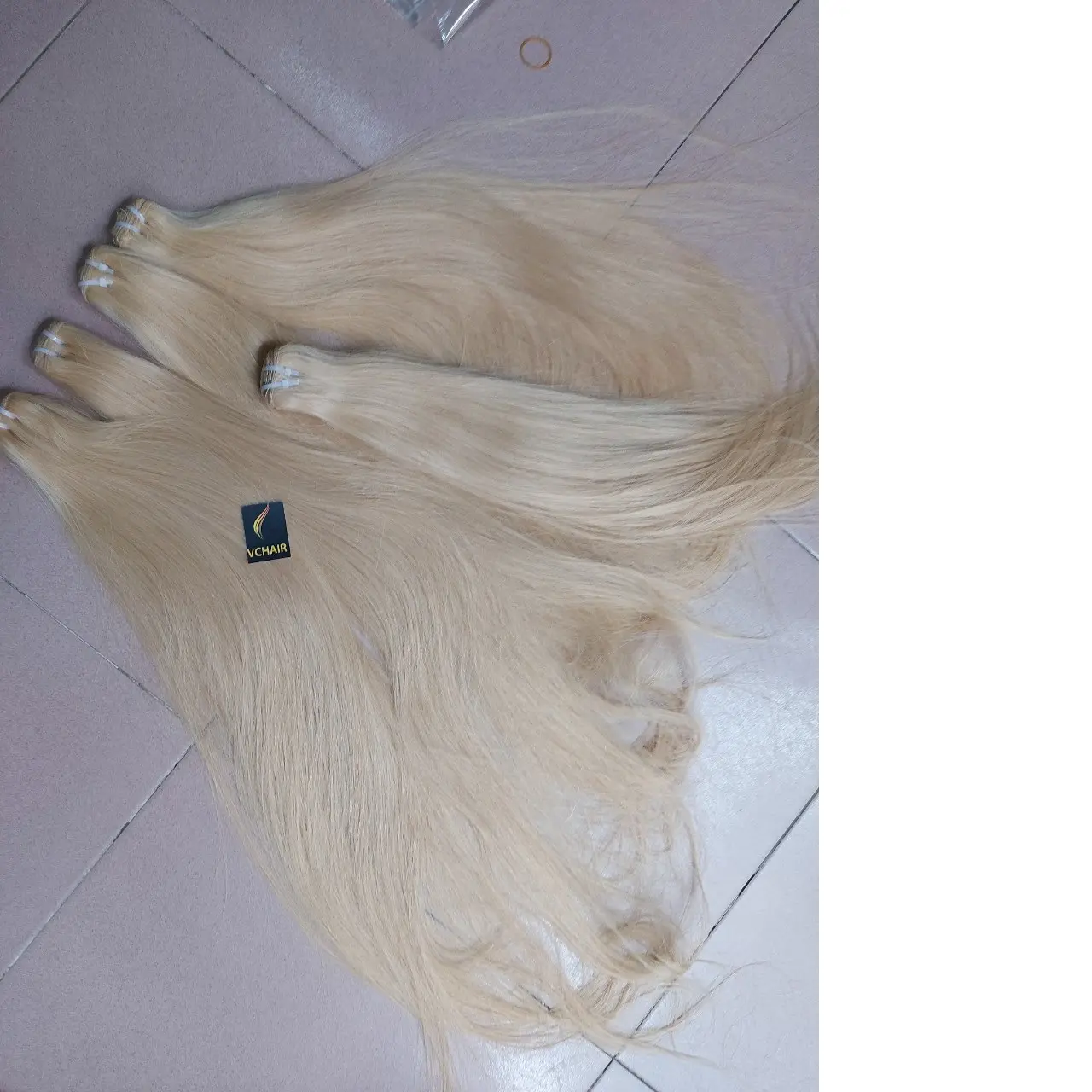Meglio recensito 613 fascio biondo colore chiaro 100% capelli umani vietnamiti 24in extension capelli umani