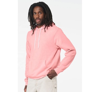 Bella Canvas Color melocotón 3719 UNISEX SPONGE FLEECE PULLOVER HOODIE hombres moda sudaderas con capucha elegante casual Sudadera con capucha - Product Image 5