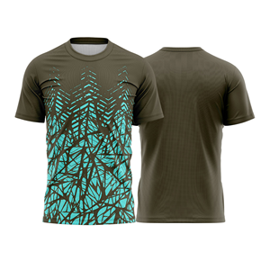 เสื้อฟุตบอลสั่งทำพิเศษ 100% โพลีเอสเตอร์ คอกลม แขนสั้น น้ำหนักเบา แห้งเร็ว ระบายอากาศได้ดี แบบยูนิเซ็กซ์ ตัดเย็บด้วยระบบอัตโนมัติ - Product Image 1