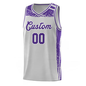 Vêtements de basket-ball professionnels avec logo personnalisé Ensembles d'uniformes respirants à séchage rapide avec maillots Throwback - Product Image 5