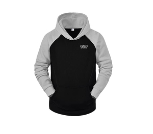 Sudaderas con capucha en color negro y gris, obtén tus diseños personalizados y logotipos impresos - Product Image 3