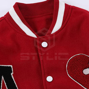 New Arrival Adults Size <b>Men</b> Chenille Embroidery <b>Jackets</b> Low Moq Windproof <b>Men</b> Custom Chenille Embroidery Winter <b>Jackets</b> - Product Image 3