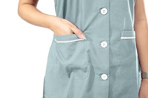 Uniformes Médicos Unisex de Verano para Enfermería, Conjuntos de Uniformes de Hospital, Mono de Trabajo, Poliéster y Elastano, Manga Corta - Product Image 3