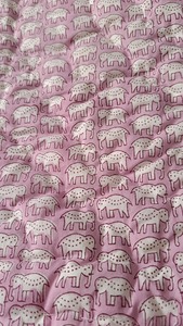 Meilleur prix réversible Handblock imprimé coton bébé couette hiver literie pour enfants nettoyé à sec achat en gros - Product Image 5