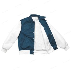 Veste universitaire Lettermen personnalisée-Veste en toile d'hiver à capuche personnalisée pour hommes avec motif de patchwork de football - Product Image 6