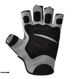 Guantes de Gimnasio de Alta Calidad para Hombre, de Cuero Antideslizante, Medios Dedos, con Logotipo Personalizado, Ligeros, para Entrenamiento de Levantamiento de Pesas - Product Image 2