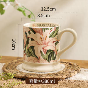 Taza <span class=keywords><strong>de</strong></span> cerámica <span class=keywords><strong>para</strong></span> oficina, taza <span class=keywords><strong>de</strong></span> <span class=keywords><strong>desayuno</strong></span>, taza <span class=keywords><strong>de</strong></span> café, regalo <span class=keywords><strong>para</strong></span> el día <span class=keywords><strong>de</strong></span> la madre, <span class=keywords><strong>San</strong></span> Valentín, fiesta, cumpleaños, taza <span class=keywords><strong>de</strong></span> agua floral creativa, taza <span class=keywords><strong>para</strong></span> uso doméstico - Product Image 6