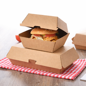 Caja de Papel para Hamburguesas Impresa Personalizada, Caja Plegable para Comida para Llevar, Caja para Hamburguesas Reciclable de Papel Recubierto - Product Image 6
