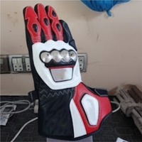Guantes de Motocicleta de Protección Premium, de Cuero, a Prueba de Golpes, con Protección de Nudillos para Carreras y Conducción