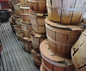 Citation la moins chère Paniers de crabe de boisseau en bois avec couvercle et poignées Échantillons disponibles pour le test de qualité Expédition aux États-Unis - Product Image 2