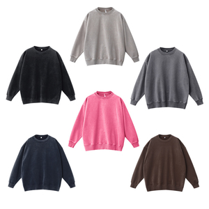 OEM Hiver Capuche Manches Longues Imprimé Pull Survêtement Polaire Chaud Deux Pièces Ensemble Pantalon de Jogging 100% Coton - Product Image 3