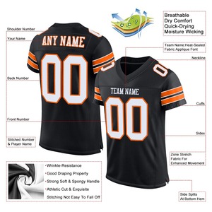 Custom Sublimated Team Football Uniform Heavy Duty Practice Mesh Jersey <b>Padded</b> Tackle <b>Pants</b> Blank Youth Adult Sportswear Apparel - Product Image 2