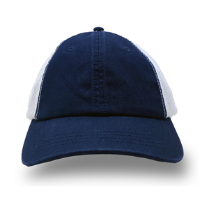 Logo de broderie personnalisé de haute qualité 6 panneaux papa casquette maille en denim lavé non structuré pour l'extérieur décontracté fermeture Velcro Snapback - Product Image 2