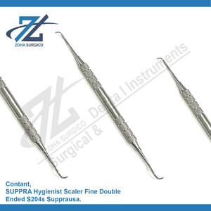 SUPPRA Higienista Escalador Fino Doble Extremo S204s Supprausa Terminó Instrumentos Periodontales Curetas Dentales Gracey Periodontal - Product Image 2