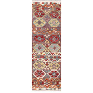 พรมคิลิม ไมมาณา อัฟกานิสถาน ขนาด 240 x 77 ซม. ของตกแต่งบ้าน - Product Image 1