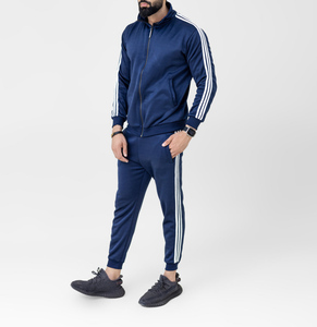 Conjunto Deportivo Informal para Hombre, Personalizado, de Otoño, con Patrón Sólido, de Secado Rápido, con Cremallera Completa, Modelo 2026 - Product Image 1
