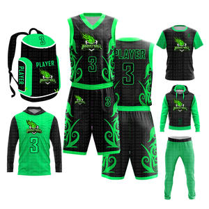 2025 uniformes de baloncesto reversibles personalizados, conjunto de Jersey de talla grande con estampado de sublimación de verano transpirable para niños, fábrica BSCI - Product Image 1