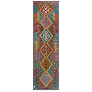 Maimana Afghanistan <b>Kilim</b> <b>Runner</b> Rug 297 X 87 cm - Product Image 1