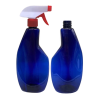 Bouteille de pulvérisateur à gâchette en plastique PET de 650ml en gros 28mm plat 41g vide recyclage jardin nettoyage fin brouillard flux vaporisateur