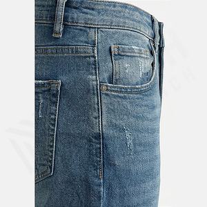 ผู้ผลิตกางเกงยีนส์เดนิมแบบปกติ รับประกันการเย็บที่มีความแข็งแรงสูงและคุณภาพของผ้า ขายส่ง สีตามสั่ง ออกแบบตามสั่ง - Product Image 5