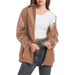 หนัง PU สไตล์วินเทจสำหรับผู้ชายกันลมมีปกขนสัตว์แฟชั่นมาตรฐานสำหรับฤดูหนาว - Product Image 6