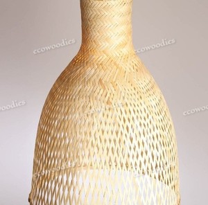 Designer Rattan Wicker <b>Round</b> Bamboo Rattan Chandelier Pendant <b>Light</b> Hanging <b>Led</b> <b>Ceiling</b> <b>Light</b> Dining Room Living Room - Product Image 3