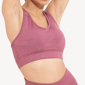 OEM personalizado tamaño adulto Fitness Sports Bra cómodo mujeres estiramiento Strappy Fitness Bra - Product Image 4