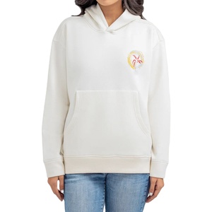 เสื้อฮู้ดกราฟิกมีฮู้ดพิมพ์ลายมีสไตล์สำหรับผู้หญิง OEM/ODM มีตราสินค้าเฉพาะ - Product Image 3