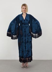 2025 meilleure robe Style ethnique robe ukrainienne impression numérique florale ballon manches bouffantes côté longue fête porter femmes robe ukrainienne - Product Image 3