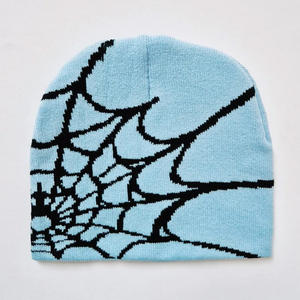 Offre Spéciale avec lettre Jacquard tricoté personnalisé votre Logo revers sport Jacquard tricoté Beanie mode hiver jacquard Beanie - Product Image 1