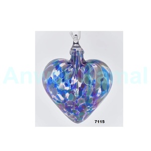 Hot Selling High Quality <b>Pick</b> Glass Beautiful Heart Shape <b>Christmas</b> Hanging Ornaments for Home Wedding <b>Christmas</b> Tree Decoration - Product Image 2