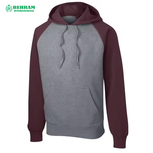 Sudaderas con Capucha de Manga Larga de Color Sólido de Alta Calidad, Unisex, Corte Regular, Cómodas, de Dos Tonos, Marca Privada, Invierno, 100% Algodón - Product Image 5