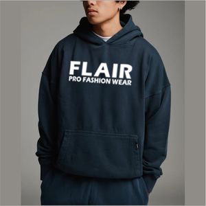 Sudadera con Capucha Extra Grande de Algodón de Alta Calidad, Diseño de Hombros Caídos con Estampado Puff de Alto Peso, Calidad Premium para Hombre - Product Image 4