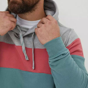 เสื้อฮู้ดผู้ชายสไตล์สตรีทแวร์มีฮู้ดของผู้ชายผ้าคอตตอนผสม - Product Image 5