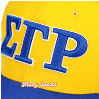 Topi Kustom Sorority Sigma Gamma Rho 1922 Bordir 3D Huruf Yunani Lima Panel Jaring Kasual Olahraga Performa Tinggi