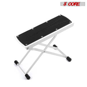 5Core Guitar Foot Stool Height Adjustable Folding Leg Rest Classical <b>Footrest</b> - Product Image 2
