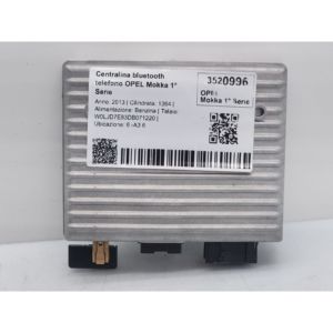 โทรศัพท์บลูทูธ CENTRALINA OPEL Mokka 1st Series 13353284 (12>) - Product Image 1
